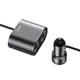 Автомобільний зарядний пристрій Baseus High Efficiency Dual Cigarette Lighter 2USB black - зображення 10