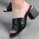 Мюлі жіночі Fashion Louie 3638 36 розмір 23,5 см Чорний - зображення 6