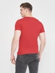 Футболка хлопковая длинная мужская Tommy Hilfiger 10876.5 L Красная - изображение 2
