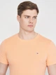 Футболка хлопковая длинная мужская Tommy Hilfiger 10876.8 L Оранжевая - изображение 4