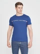 Футболка хлопковая длинная мужская Tommy Hilfiger 10878.1 S Синяя - изображение 1