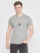 Футболка хлопковая длинная мужская Tommy Hilfiger 10879.1 S Серая - изображение 1