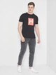 Футболка хлопковая длинная мужская Tommy Hilfiger 10880.1 S Черная - изображение 3