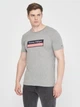 Футболка бавовняна довга чоловіча Tommy Hilfiger 10883 S (44) Сіра - зображення 1
