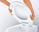 Унитаз подвесной GROHE Bau Ceramic 39427000 безободковый + сиденье 39493000 + ёршик для унитаза 40463001 + бумагодержатель Essentials 40367001 - изображение 5