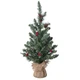 Искусственная сосна Black Box Trees Creston Frosted зеленая с шишками и ягодами 0,60м (8718861153057) - изображение 1