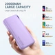 Power bank 20000mAh KUULAA KL-YD14 2USB+TypeC 2.1A серія Macaron Purpule (69000076) - зображення 4