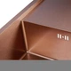 Кухонная Мойка Qtap D7844Br 3.0/1.2 Мм Bronze (Qtd7844Brpvd12) - изображение 6