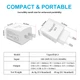 Зарядний пристрій Vapcell QC3 White EU, USB, USB-C QC3.0+PD 18W, AC220V - зображення 3