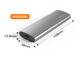 Внешний карман Blueendless 2809SN для M.2 SSD NVMe (PCIe) / NGFF (Sata) Type-C USB 3.1 Gen 2 - изображение 9