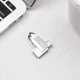 Флеш накопитель USB Hoco UD8, 32GB, Smart Type-C 3.0, серебристый - изображение 5