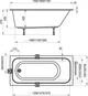 Ванна Ravak Chrome Slim 160x70 - изображение 2