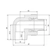 Кутник PPR Blue Ocean 32х1", 90° ЗР SD00009998 - зображення 2