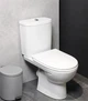 Freja Premium Унітаз-компакт косий вип., нижній підвід, дюропластове сидіння з мікроліфтом 3/6л (білий) - изображение 2