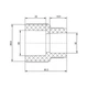 Муфта PPR Blue Ocean 63х32 редукционная SD00006359 - изображение 2