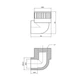 Кутник PPR Thermo Alliance 25х1/2" ВР DSE202 - зображення 2