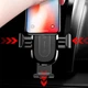 Автомобильный держатель с беспроводной зарядкой Baseus Gravity Car Mount (Air Outlet Version) 1.67A 10W холдер для телефона Black (WXYL-01) - изображение 5