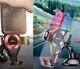 Автомобильный держатель Baseus Osculum Type Gravity Car Mount холдер для телефона Black-Red (SUYL-XP09) - изображение 7