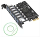 Плата расширения 7-портов PCI-E to usb 3.0 расширитель портов (749659554) Черный - изображение 1