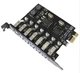 Плата расширения 7-портов PCI-E to usb 3.0 расширитель портов (749659554) Черный - изображение 8
