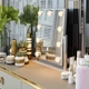 Зеркало для макияжа с подсветкой Hollywood Vanity Mirror 9 ламп с увеличительным зеркальцем 5х настольное белое (MRY-15) - изображение 10