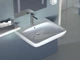 Умывальник подвесной инклюзивный GEBERIT Selnova Comfort 650x550x150мм прямоугольный белый 501.463.00.7 - изображение 3