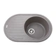 Мойка для кухни GLOBUS LUX гранитная OHARA 770x500мм овальная врезная без сифона коричневая 000023497 - изображение 1