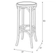 Стілець Barowe BST-9739/80 Fameg 37x83x37 (BST-9739/80) 036194 - зображення 2
