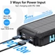 УМБ з сонячною панеллю VHG DN56 30000 mAh QC3.0 + PD18W Wireless Blue - изображение 2