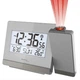 Годинник проекційний термометр цифровий кімнатний Technoline WT538 Silver/Anthracite (WT538) - зображення 1