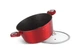Кастрюля круглая с крышкой Edenberg EB-7411 5,2л Red/Красная - изображение 1