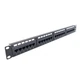 Патч-панель Hypernet 19" 24 порта UTP cat.6 с менеджментом кабеля (PP-KUTP6-24-NM-CM) - изображение 3