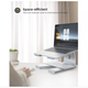 Подставка для ноутбука Lamicall Ergonomic Aluminum Laptop Stand Silver (LN01) - изображение 3