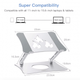 Подставка для ноутбука MISOTT Laptop Stand Silver - изображение 2