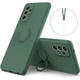 Защитный чехол Deexe Color Shell with Strap для Samsung Galaxy A33 (A336) - Green - изображение 1