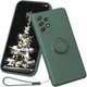 Защитный чехол Deexe Color Shell with Strap для Samsung Galaxy A33 (A336) - Green - изображение 2