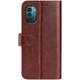 Чохол-книжка Deexe Wallet Style для Nokia G21 / G11 - Brown - зображення 3
