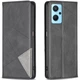 Чохол-книжка з кишеньками UniCase Geometric Pattern для Realme 9i / Oppo A76 / Oppo A96 - Black - зображення 1