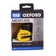 Мотозамок блокировки тормозного диска Oxford Micro XD5 Disc Lock Yellow (LK205) - зображення 2