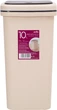 Відро для сміття MVM з кришкою BIN-04 10 л Бежеве (BIN-04 10L BEIGE) - зображення 1