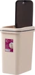 Відро для сміття MVM з кришкою BIN-04 10 л Бежеве (BIN-04 10L BEIGE) - зображення 2