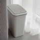 Відро для сміття MVM з кришкою BIN-04 10 л Сіре (BIN-04 10L GRAY) - изображение 5