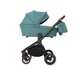 Коляска универсальная CARRELLO Epica CRL-8511/1 (3 в 1) Черно-бирюзовый - изображение 2