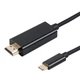Кабель USB Type-C HDMI 4K U&P для MacBook iPad телефона монитора телевизора ноутбука Thunderbolt 1.8 м - изображение 2