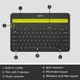 Клавиатура Bluetooth Logitech Multi-Device Keyboard K480 Black - изображение 6