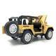 Моделька коллекционная Jeep Wrangler Rubicon машинка металлическая детская игрушечная 1:32 Желтый (8268051) - изображение 6