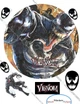 Сахарна їстівна картинка Веном, venom Ø19см, вис.7см для дітей на торт і топпери (SNP - 00825) - зображення 3