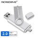 USB Флешка 2в1 128ГБ MicroUSB/USB 2.0 для телефона, компьютера OTG MicroDrive 128GB Белый - изображение 1