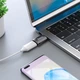 USB хаб конвертер перехідник Type-C на HDMI converter HOCO Easy flow (Цинк, 4K 30Hz). Gray - зображення 2
