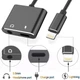 Переходник для наушников Denmen 2in1 Dual port digital 3.5mm - изображение 3